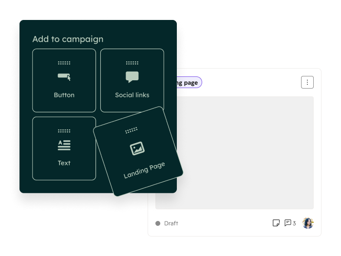 HubSpot Marketing Hub - Visuele campagne planning interface